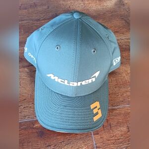 McLaren Green Cap with Orange Detail